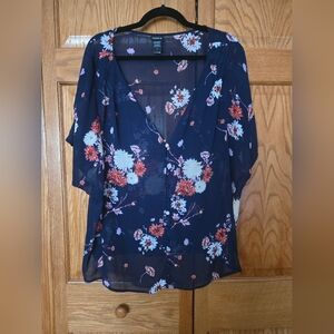 Floral Sheer Kimono Cardigan